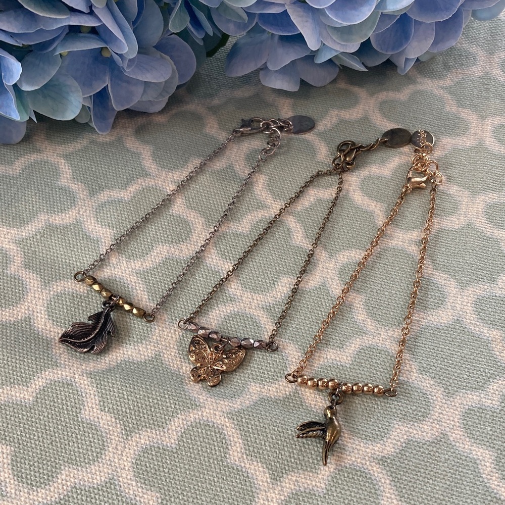 Bracelet Bundle Boho Butterfly Bird Feather